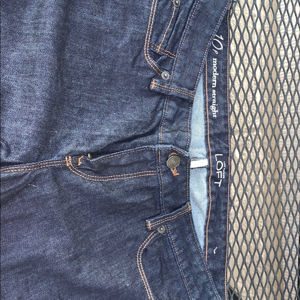 Modern straight Ann Taylor loft jeans 10P